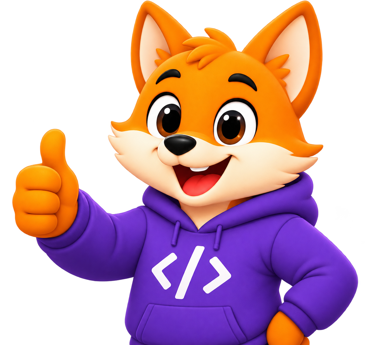 FoxCade 24/7 Dedicated Support Mascot